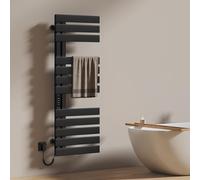 EMKE Toallero Electrico Baño 1300 x 500 mm,Negro 440W