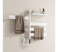 EMKE Toallero Giratorio a 180°, Blanco, 760x450x140 mm