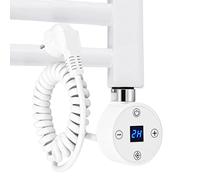 EMKE Varilla calefactora de 300 W para radiador de baño, cartucho de calefacción de acero inoxidable para radiador de toallas eléctrico, barra de calefacción con termostato y regulador de temperatura,