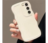 Emlivi Compatible con Samsung Galaxy A52s Funda, Curly Wave Frame Teléfono Móvil Monótono Aesthetic Case Suave Silicona TPU Bumper para Hombres Girls Resistente a Golpes Carcasa para Galaxy A52 5g