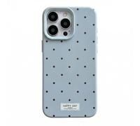 Emlivi Funda para iPhone 17 Pro Max, diseño de lunares, bonito diseño de puntos de onda, para mujeres y niñas, ultrafina, suave, de TPU, resistente a los golpes, color azul