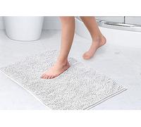 Emma Barclay Alfombra de baño Antideslizante de Tacto Suave en Color Blanco, Alfombrilla de Ducha de 40 x 60 cm