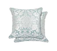 Emma Barclay Eden - Funda de cojín Jacquard en Huevo de Pato - 17 x 17 (43 x 43 cm)