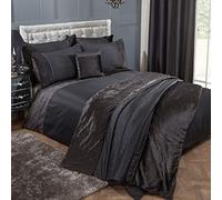 Emma Barclay Juego de Funda nórdica Kayla para Cama Individual, Color Negro, Poliéster