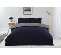 Emma Barclay Lyla - Juego de edredón Reversible para Cama de Matrimonio, Color Ocre/Gris