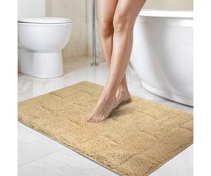Emma Barclay Waves Pure Cotton Jacquard - Juego de baño (2 Piezas, 50 x 80 cm, 50 x 40 cm), Color Beige