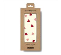 Emma Bridgewater 613494 - Papel de seda con diseño de corazones rosas para envolver regalos Woodmansterne