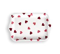Emma Bridgewater - Bandeja de lata (240 x 159 x 15 mm), diseño de corazones