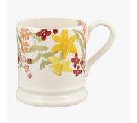 Emma Bridgewater Taza Grande de 1/2 Pinta (300 ml) - Tazas de Ceramica Para Desayuno, Cafe, Capuchino, Café con Leche o Té, Diseños Originales y Bonitos, Mug Narcisos salvajes