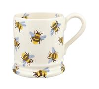 Emma Bridgewater Taza Grande de 1/2 Pinta (300 ml) - Tazas de Ceramica Para Desayuno, Cafe, Capuchino, Café con Leche o Té, Diseños Originales y Bonitos, Mug Abejorro