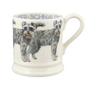 Emma Bridgewater Taza Grande de 1/2 Pinta (300 ml) - Tazas de Ceramica Para Desayuno, Cafe, Capuchino, Café con Leche o Té, Diseños Originales y Bonitos, Mug Schnauzer.