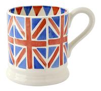 Emma Bridgewater Taza Grande de 1/2 Pinta (300 ml) - Tazas de Ceramica Para Desayuno, Cafe, Capuchino, Café con Leche o Té, Diseños Originales y Bonitos, Mug Union Jack