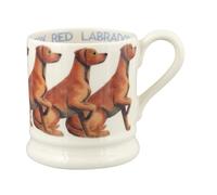 Emma Bridgewater Taza Grande de 1/2 Pinta (300 ml) - Tazas de Ceramica Para Desayuno, Cafe, Capuchino, Café con Leche o Té, Diseños Originales y Bonitos, Mug Labrador rojo zorro