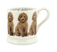 Emma Bridgewater Taza Grande de 1/2 Pinta (300 ml) - Tazas de Ceramica Para Desayuno, Cafe, Capuchino, Café con Leche o Té, Diseños Originales y Bonitos, Mug Cockapoo