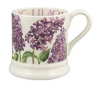Emma Bridgewater Taza Grande de 1/2 Pinta (300 ml) - Tazas de Ceramica Para Desayuno, Cafe, Capuchino, Café con Leche o Té, Diseños Originales y Bonitos, Mug Lilas