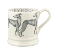 Emma Bridgewater Taza Grande de 1/2 Pinta (300 ml) - Tazas de Ceramica Para Desayuno, Cafe, Capuchino, Café con Leche o Té, Diseños Originales y Bonitos, Mug Galgo