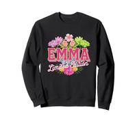 Emma Edición Limitada Vintage Nombre Personalizado Esposa Abuela Sudadera