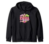 Emma Edición Limitada Vintage Nombre Personalizado Esposa Abuela Sudadera con Capucha