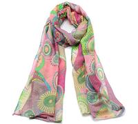 Emma & Giovanni - Bufanda - Foulard 180x80cm - Mujer (6-Fucsia)