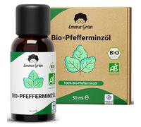 Emma Grün® Aceite de menta orgánico, 30 ml, para el consumo, certificado | de Grecia, para alimentos y bebidas, Aceite esencial de Mentha × piperita - producido por destilación al vapor
