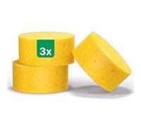 Emma Grün - Esponjas de Pulido para el Cuidado de Madera y Cuero sin Rayas, Esponja de Mantenimiento de Espuma, Juego de 3 para Cera para Muebles incoloro y loción para Cuero, Esponja de Limpieza