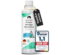 Emma Grün® Limpiador de tapicería concentrado 750 ml para sofá, alfombras y | Limpiador para aspiradoras húmedas y aspiradoras, para sofá, alfombra, colchón y asientos de coche, contra manchas y olores