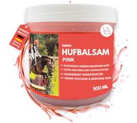 EMMA Huffett - Bálsamo para pezuñas (500 ml, aceite de laurel), color rosa | Cuidado de pezuñas para pezuñas secas y agrietadas - grasa para cuernos de pezuñón, coronas y cuidado diario en caballos y