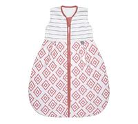 emma & noah Saco de Dormir para bebé, Apto para Verano, 18-24°C (1.0 TOG), 100% algodón, Ideal como Bolsa de Dormir (Diamante Rosa, 110 cm)