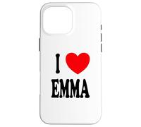 Emma Nombre Chica I Love Emma Carcasa para iPhone 16 Pro Max