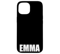 Emma Nombre Personalizado Retro Emma Carcasa para iPhone 15