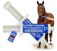 EMMA Pasta de electrolitos para caballos, 2 × 30 ml, potenciador de electrolitos con complejo de vitamina B, magnesio, potasio, sodio y calcio, para sudoración, diarrea, agua fecal, deportes y