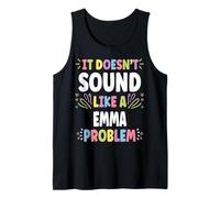 Emma Personalized Women's Gift Custom Emma Camiseta sin Mangas