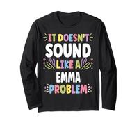 Emma Personalized Women's Gift Custom Emma Manga Larga