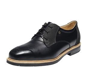 Emma Safety MM11409044 Zapatos de Seguridad Frontier - Cuero Brasileño Plena Flor 2 Tonos Combinado con Nubuck - Modelo: Vito - Talla EU: 44 - Color: Negro 2 Tonos