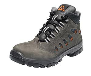 EMMA Safety MM76054643 Versión de Bota Mediana de los Zapatos de Seguridad Rocky - Se Adapta al Pie - Impermeable - Modelo: Ranger - Talla EU: 43 - Color: Gris