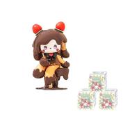 Emma Secret Forest Love Dopamine Serie Blindbox Lindo juguete aleatorio, caja misteriosa figuras de acción, juguetes coleccionables de cumpleaños y Navidad, decoración para el escritorio, 3 unidades