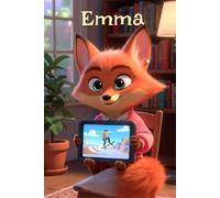 Emma the Gaming Fox: 6x9in Lined Notebook