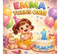 Emma Turns One: A Sweet Personalized Birthday Story for a One-Year-Old Girl (Three Hearts Personalized Book Series (Emma))