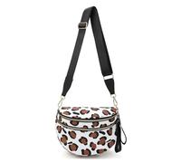 Emmafy Crossbody Bag for Women,Checkered/Solid Adjust Waterproof Bum Bag,Spacious Stylish Checkered Bum Bag (D)