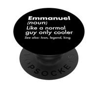 Emmanuel como un Chico Normal Solo Cool Legend King First PopSockets PopGrip Adhesivo