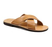 EMMANUELA handcrafted for you Icarus, Sandalias deslizantes Hombre, Beige, 44 EU