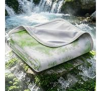 EMME Manta Refrescante ARC-Chill (Q-MAX>0.45) - Manta Transpirable Verano, 274x230 cm,Ultra Ligera y Delgada de Doble Cara, Ideal para Durmientes Que Sufren Sudoración Nocturna， Grün