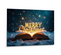 emmena - Cuadro de cuento de hadas de Navidad - Adornos navideños - Decoración navideña - 40 x 30 cm