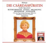 Emmerich Kalman: Die Csardasfurstin (The Gypsy Princess) {Highlights / Excerpts} [Anneliese Rothenberger, Nicolai Gedda, Olivera Miljakovic, Willi Brokmeier, Wolfgang Anheisser; Symphonie-Orchester Graunke; Willy Mattes]