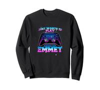EMMET - LEVEL UP con controller: SOLO QUIERE JUGAR Sudadera
