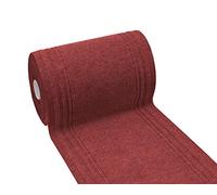 emmevi - Alfombra antideslizante para pasillo, Por metro, h67 cm, moqueta absorbente, Burdeos