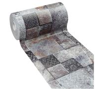 emmevi Alfombra de cocina de goma PVC suave antimanchas para pasillo, antideslizante, antihilado, lavable, 51 x 500 cm, dis_C
