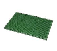 emmevi Felpudo de goma con cerdas sintéticas, antideslizantes, grosor de 2 cm, modelo Gazon 40 x 60