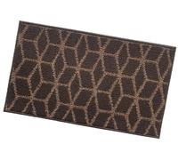 emmevi Felpudo entrada interior exterior tejido 3D antideslizante alfombra casa absorbente moderno marrón