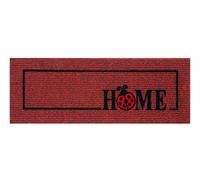 emmevi Felpudo para entrada antideslizante para proteger escalones, 25 x 69 cm, absorbente, alfombra suave, mod. Ischia salvagradino Home burdeos